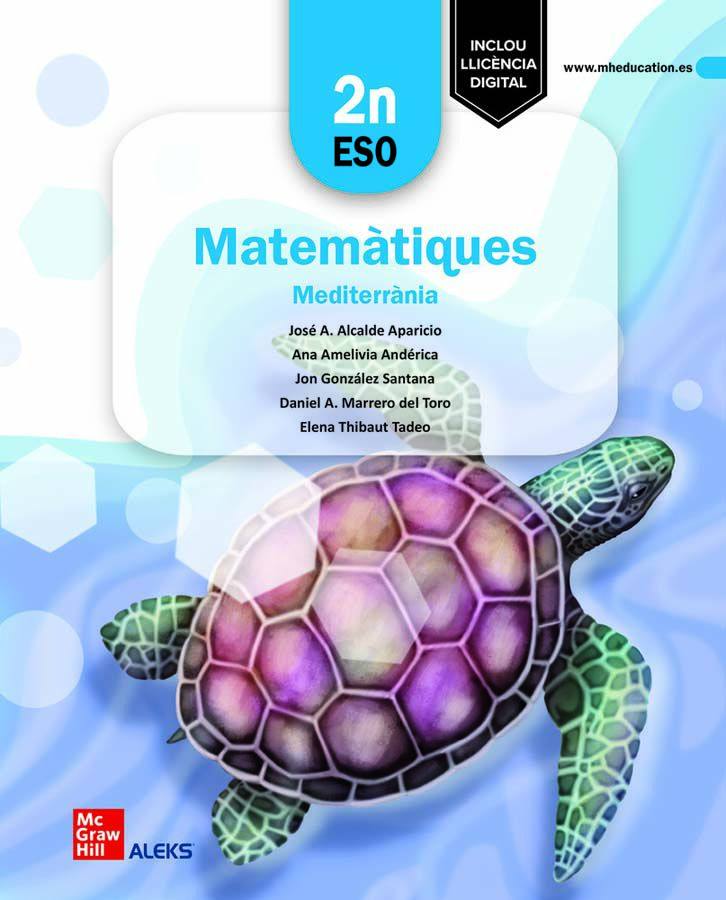 Matem&agrave;tiques 2N Eso. Mediterr&agrave;nia. Edici&oacute; Lomloe