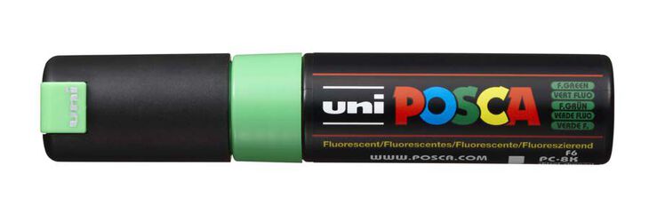 Retolador Posca PC-8K 8mm verd fluorescent
