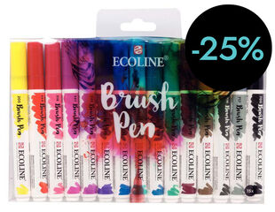 Retoladors Pinzell Talens Ecoline 15 colors