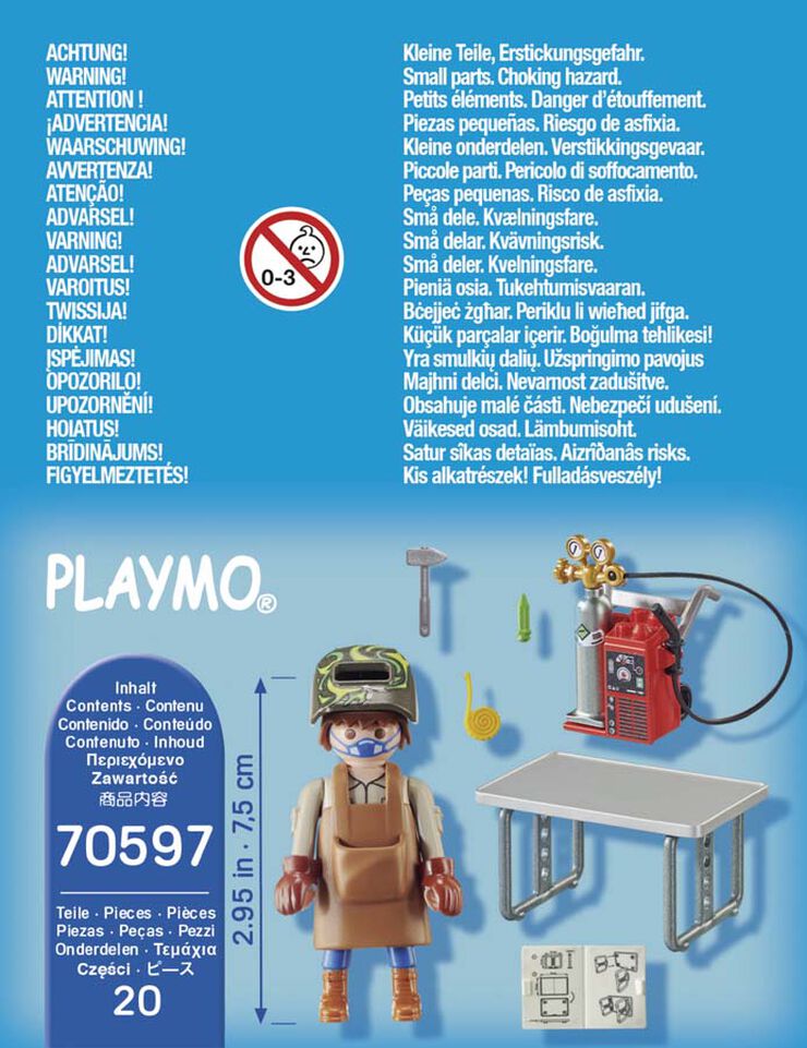 Playmobil Special Plus Soldador amb equip 70597