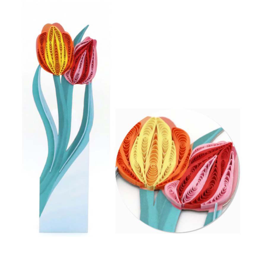 Punto de Libro Origamo Tulipes