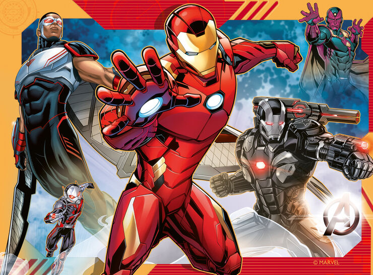 Puzle progressius 12-16-20-24 Avengers