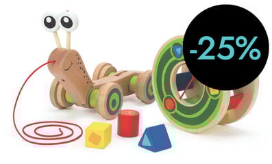 Caracol 3 en 1 de madera