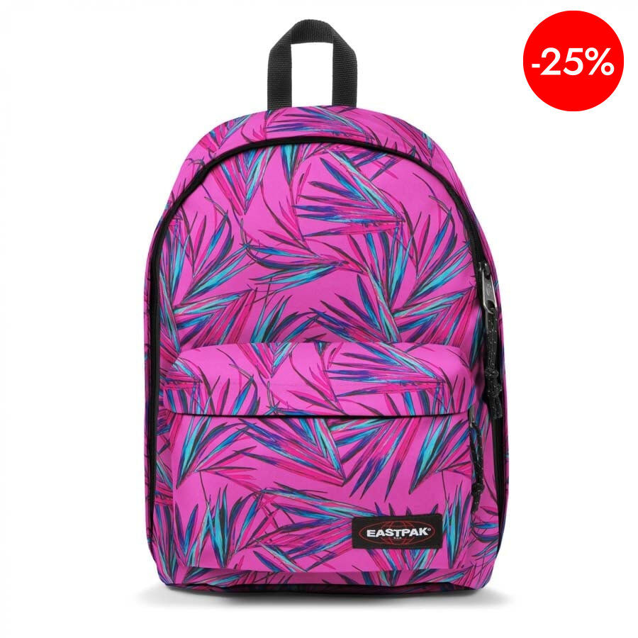 Mochila Eastpak Out of Office Brize Palm Pink