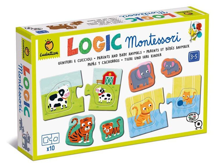 Logic Montessori - Fam&iacute;lies Animals