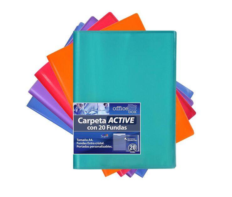 Carpeta de 20 fundes DIN A4