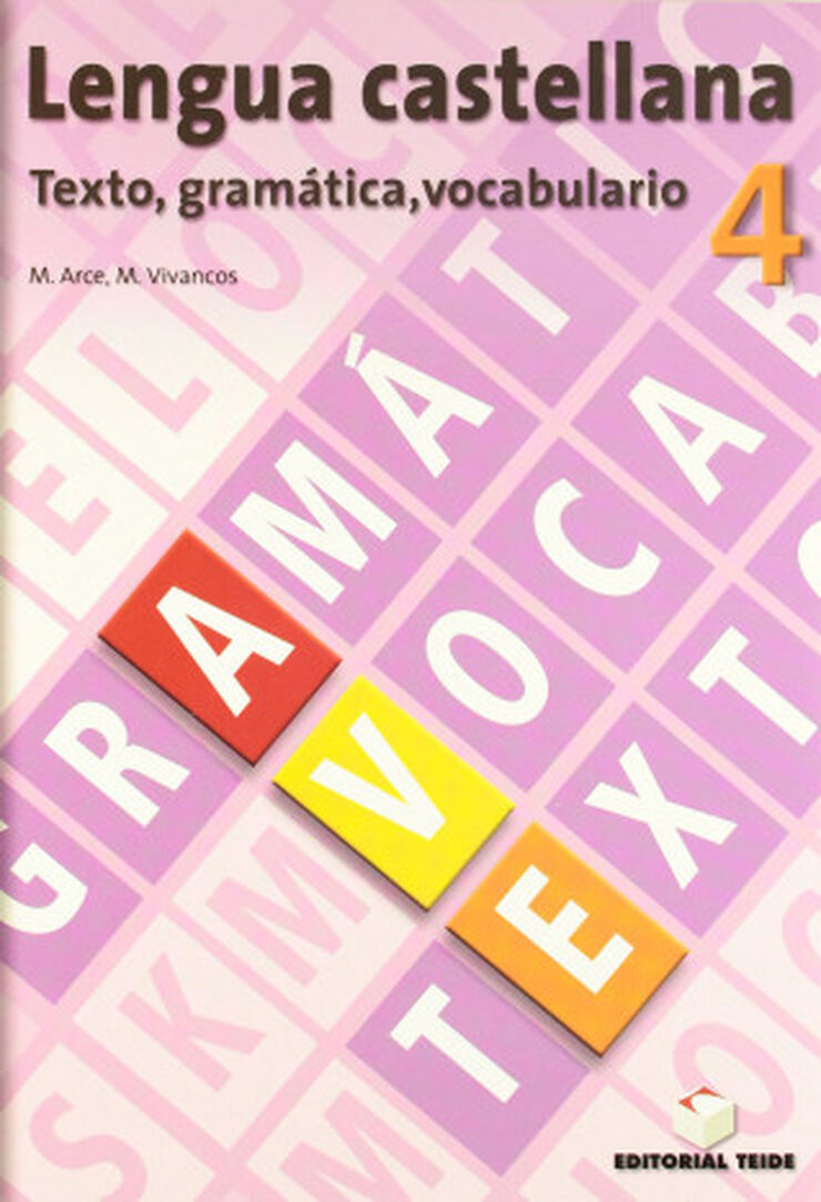 Len. cast., texto, gramát., vocab. 4t ESO