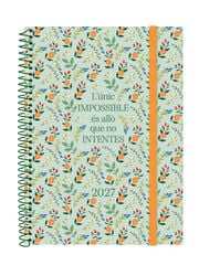 Agenda Finocam Design Collection Semana Vista Horizontal 2027 Catal&aacute;n Lema