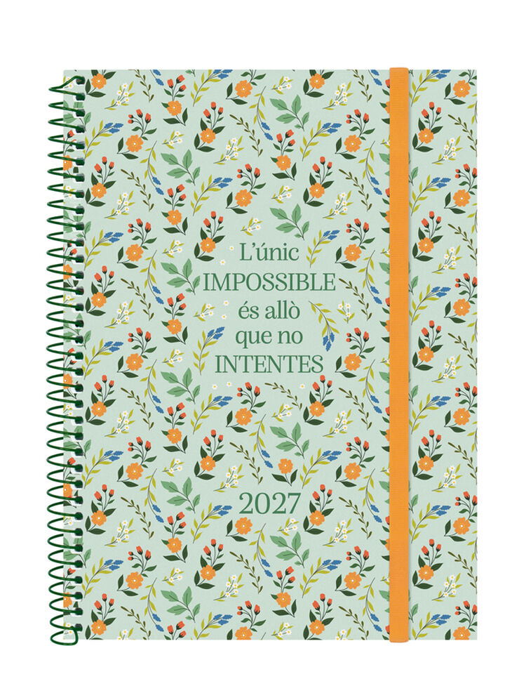 Agenda Finocam Design Collection Semana Vista Horizontal 2027 Catal&aacute;n Lema