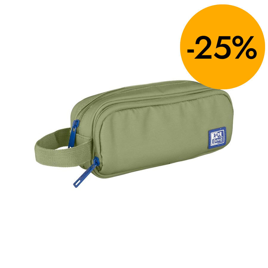 Estoig doble Oxford B-Smart verd safari