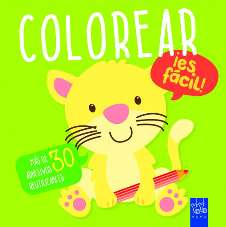Colorear &iexcl;es f&aacute;cil! Tigre