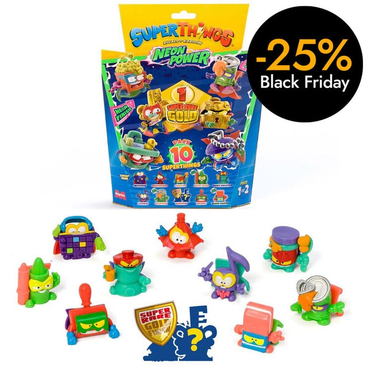 SuperThings Neon Power Pack 10 surtidos