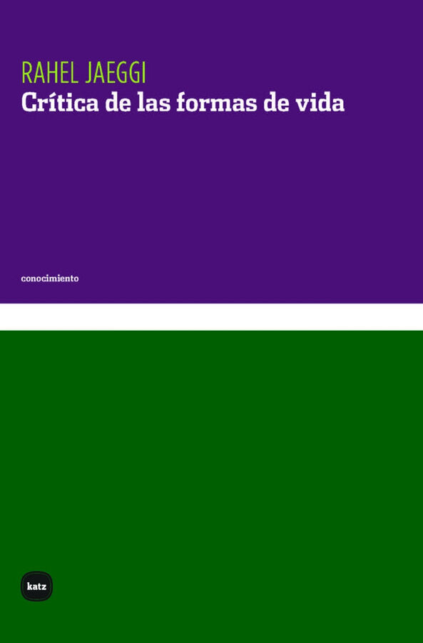 Cr&iacute;tica de las formas de vida