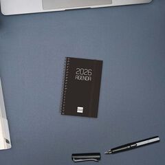 Agenda Finocam Opaque E3 sem/vista horizontal cat 2026 negro