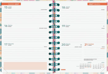 Agenda Escolar Cosmocart | 1/8 Setmana Vista, Castell&agrave; (2026-2027) &ndash; Melisa