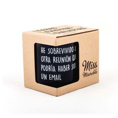 Taza ''He sobrevivido a otra reunión''