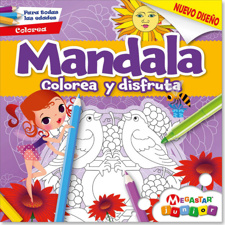 Mandala junior colorea y disfruta 11