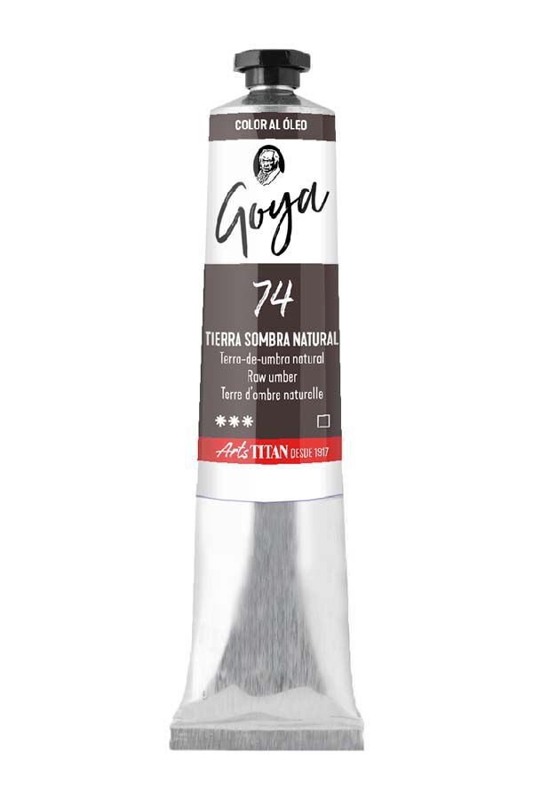 Pintura al &oacute;leo Goya 20ml hombra natural