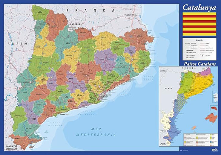 Vade Escolar mapa de Cataluña