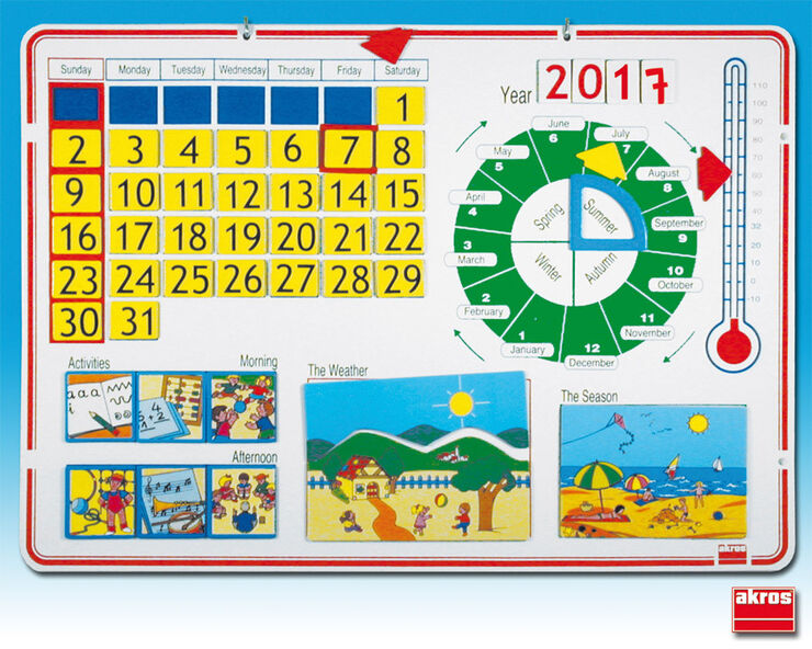 Calendari Inglès Akros