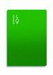 Libreta A5 grapada pauta Escolofi Verde