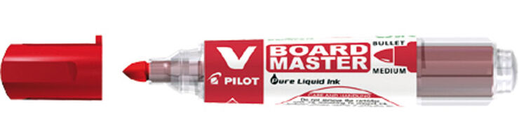 Retolador Pissarra Pilot VBoard Master Vermell unitat
