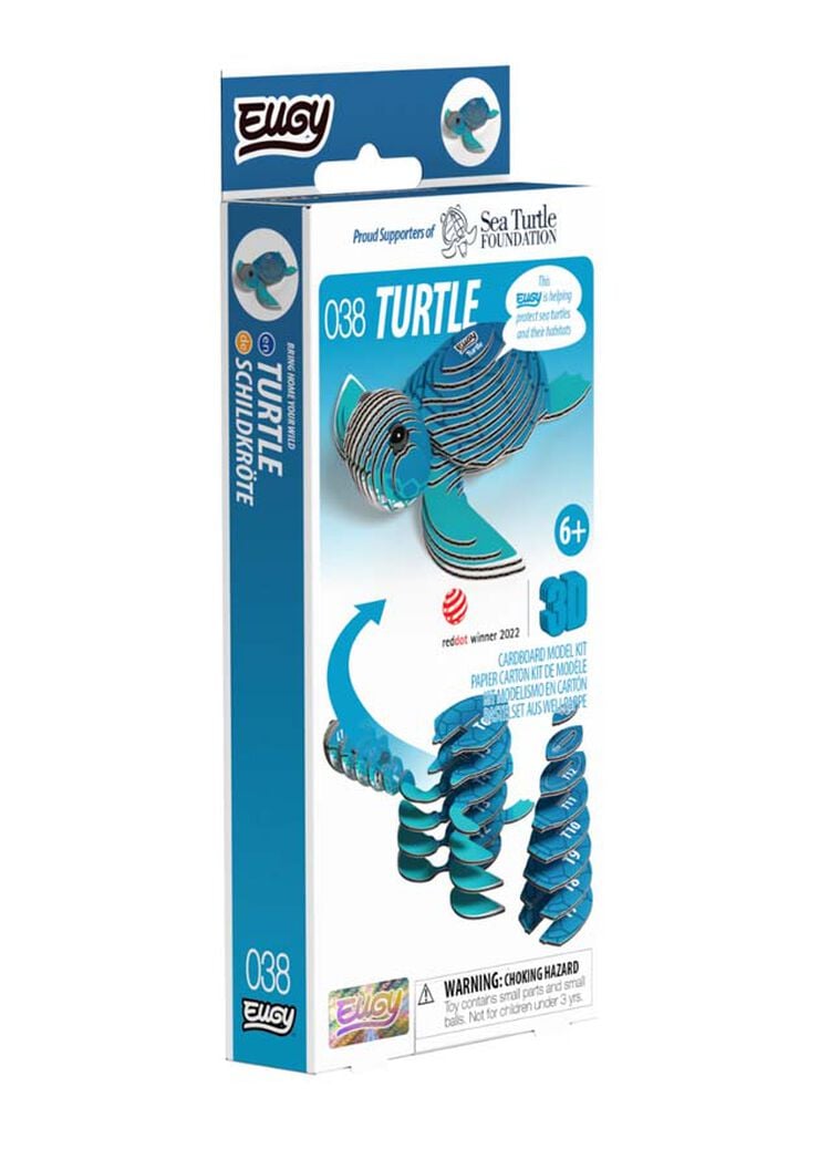 Puzle 3D Eugy Tortuga Marina