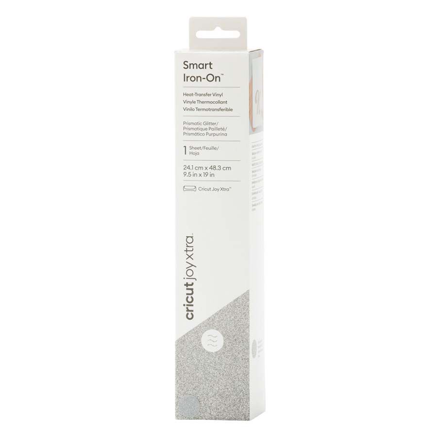 Xtra Vinilo Smart Iron-On 24x48cm glitter plata