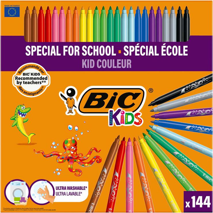 Rotulador Bic Kid Couleur 96+48