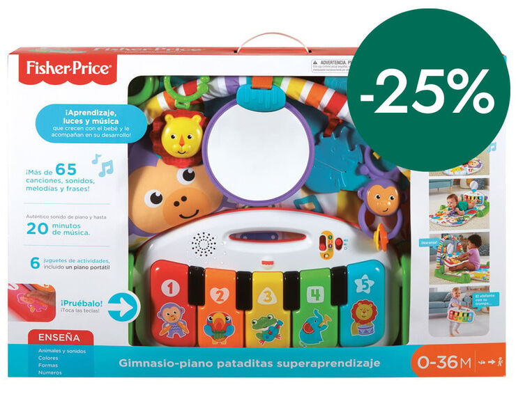 Juego didáctico Fisher Price Gimnasio aprendizaje pataditas