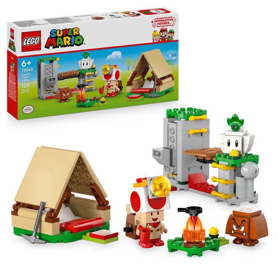 LEGO&reg; Super Mario d&rsquo;acampada amb el Capit&agrave; Toad 72040