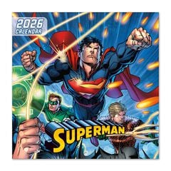 Calendario pared 2026 30x30cm Superman