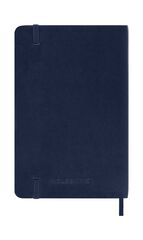 Agenda Moleskine 18 meses sem/vista P tapa blanda azul