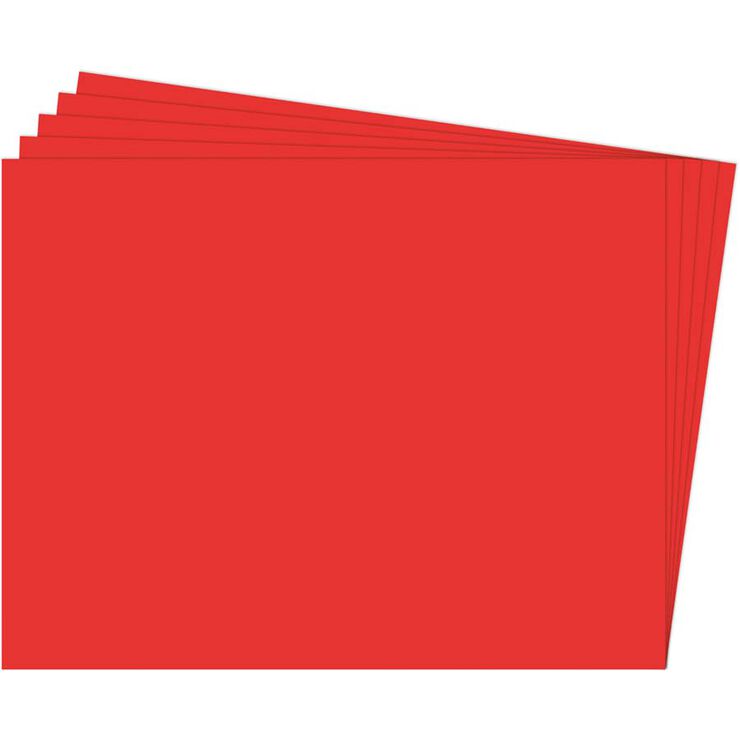 Cartolina Fixo 50x65 180g vermell tomàquet 25u