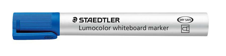 Rotuladores pizarra blanca Staedtler Lumocolor 351 azul 10u