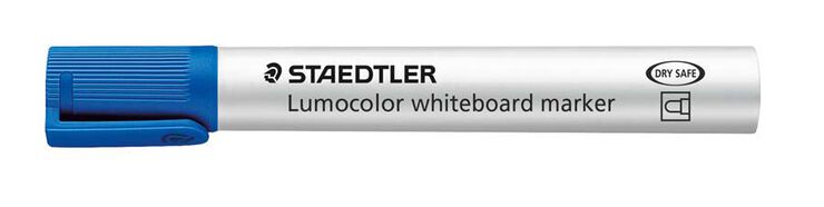 Rotuladores pizarra blanca Staedtler Lumocolor 351 azul 10u