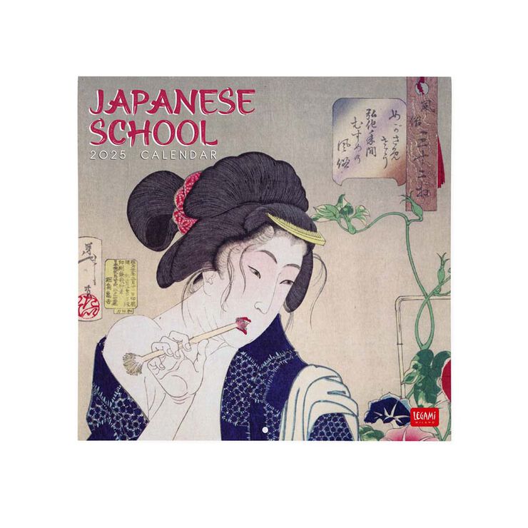 Calendario Pared Legami m/vista 2025 Japanese Scho
