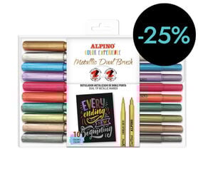 Rotuladores pincel Alpino Color Experience 10 colores