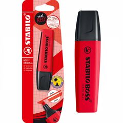 Bl&iacute;ster Marcador Fluorescent Stabilo BOSS Vermell Reial