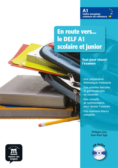En route vers le Delf Scolaire et junior A1 &Eacute;l&egrave;ve+CD