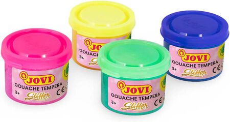 Tèmpera Jovi Purpurina 4 colors 35ml