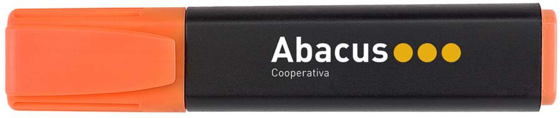 Marcadores fluorescente Abacus naranja 10u