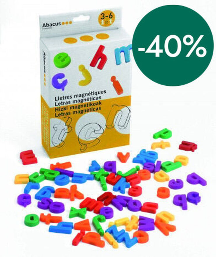 Lletres magnètiques minúscules Abacus