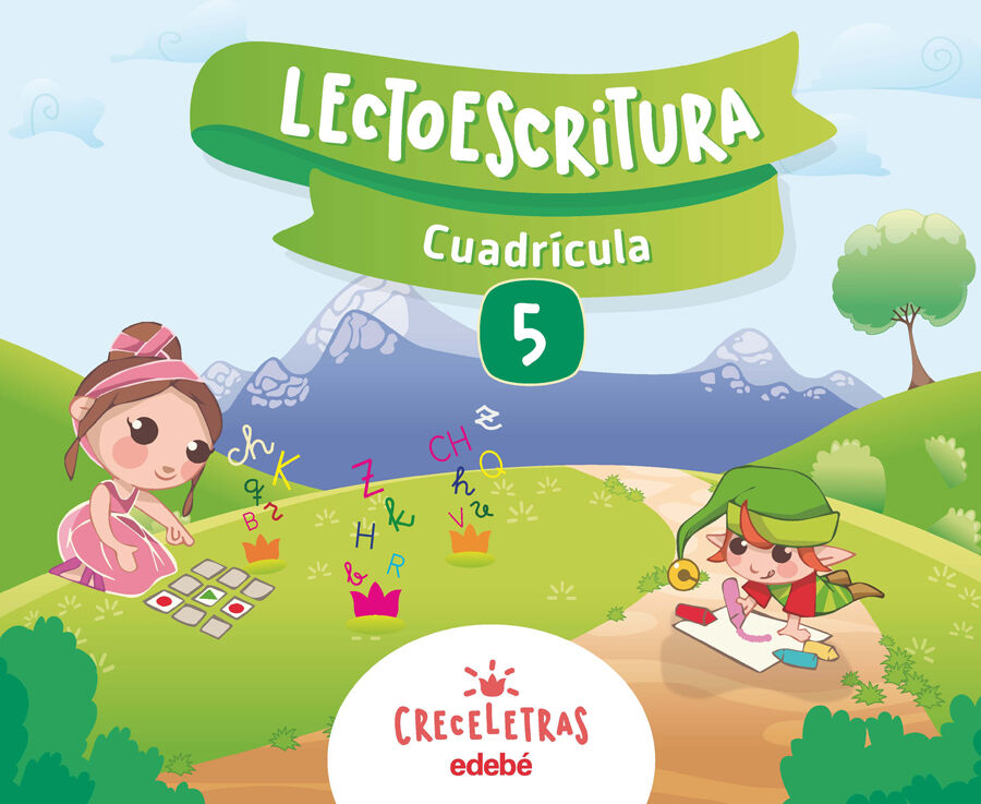 Creceletras. Lectoescriptura 5 Cuadr&iacute;cula