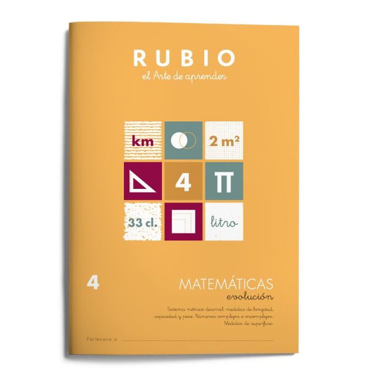 Matemáticas Evolución 4 Sistem Primaria Rubio