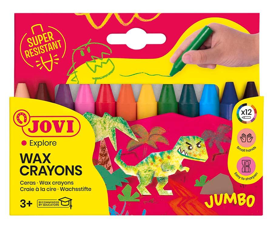 Ceras pl&aacute;sticas Jovicolor 12 colores