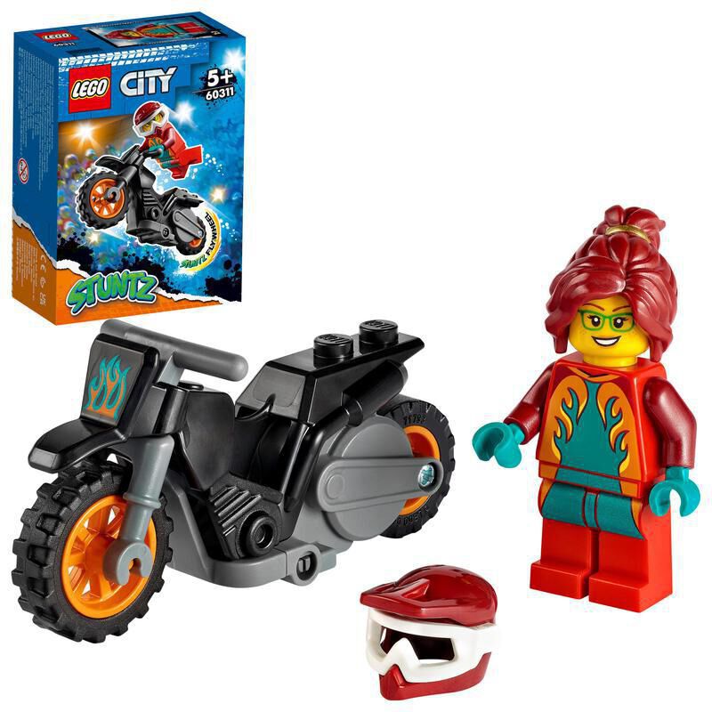 LEGO&reg; City Moto acrob&aacute;tica Fuego 60311