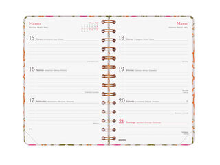 Agenda Finocam You Semana Vista Horizontal 2027 Castellano Hojas