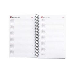 Agenda Espiral Miquelrius Activa setm/vista mult 2026 City vermell