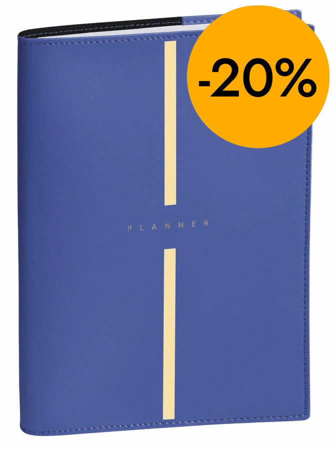 Agenda 16 mesos Quo Vadis Billy A5 setm/vista mult 2025-26 blau